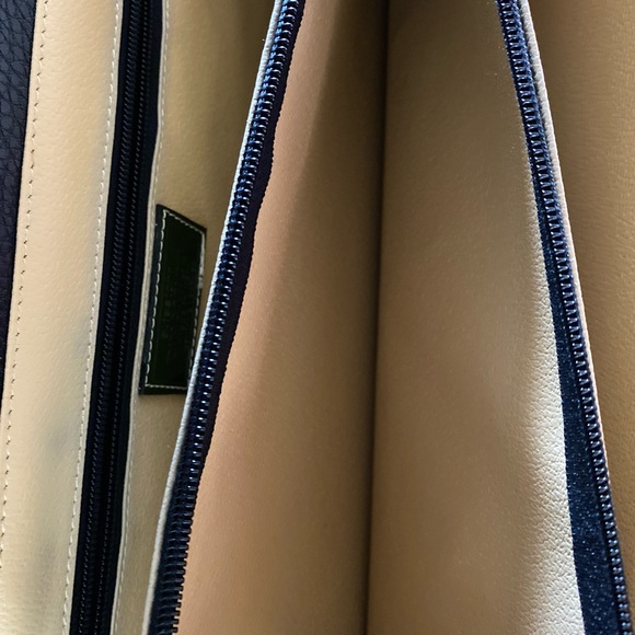 A.Testoni Two toned leather bag - Picture 10 of 11